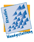 Kreative Wandgestaltung